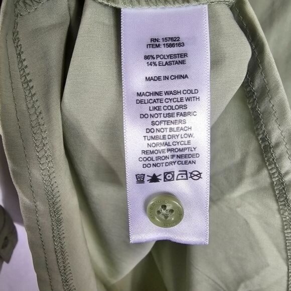 Eddie Bauer Departure 2.0 Long Sleeve Button Up Shirt XXL Stretchy Pastel Hiking - Picture 7 of 11